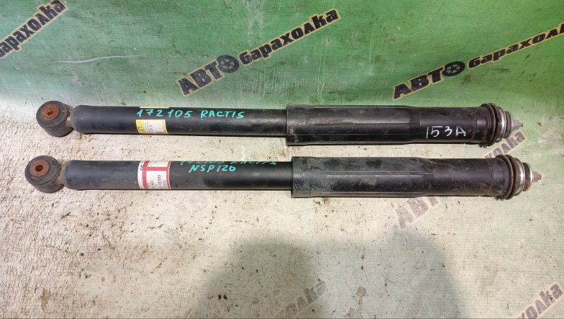 Амортизатор TOYOTA RACTIS NSP120 1NR-FE 2011 задний (б/у)