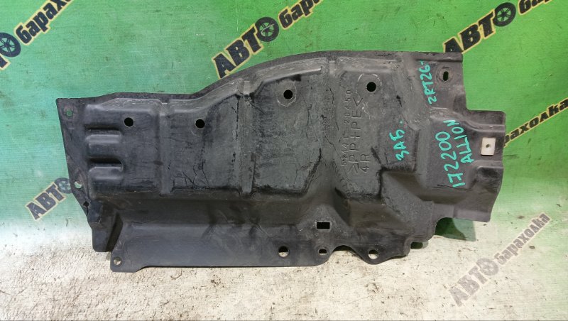 Защита двигателя TOYOTA ALLION ZRT261 3ZR-FAE 2009 правая (б/у)