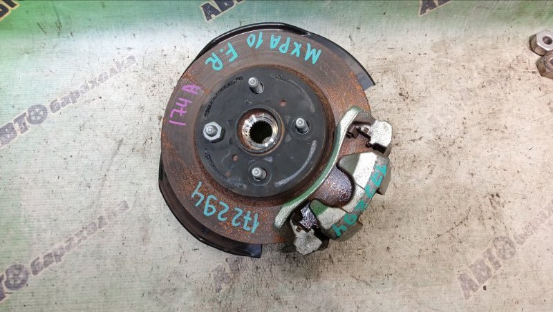 Ступица TOYOTA YARIS MXPA10 M15A 2022 передняя правая (б/у)