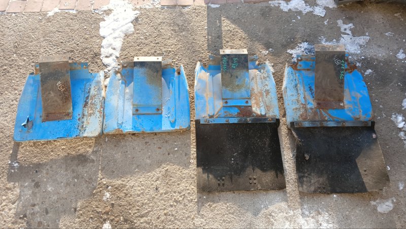 Брызговики комплект ISUZU ELF NKR58E 4BE1 1991 задние (б/у)