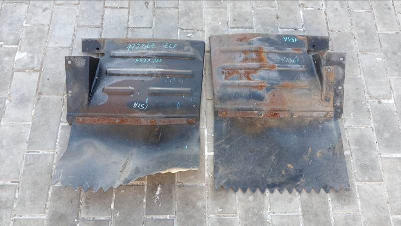 Брызговики комплект ISUZU ELF NKR58E 4BE1 1991 передние (б/у)