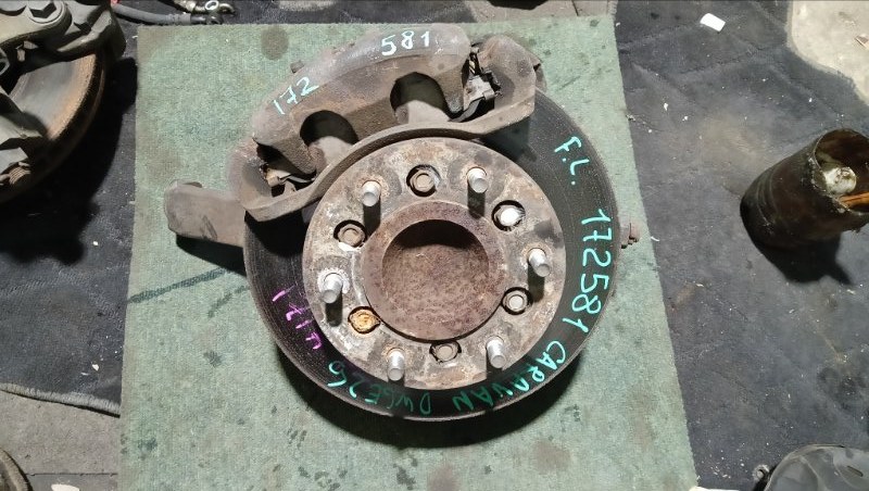 Ступица NISSAN CARAVAN DWGE25 ZD30(DDTI) 2007 передняя левая (б/у)