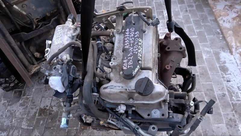 Двигатель SUZUKI JIMNY JB23W K6A 2011 (б/у)