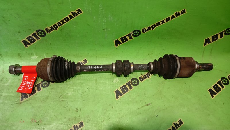 Привод NISSAN TIIDA LATIO SC11 HR15 2008 передний левый (б/у)