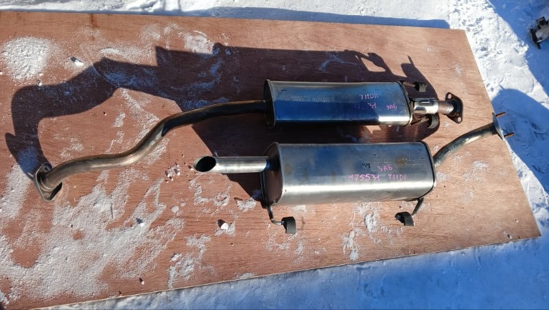 Глушитель NISSAN TIIDA LATIO SC11 HR15 2008 (б/у)