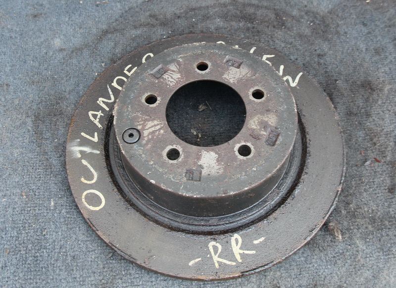 Тормозной диск Mitsubishi Outlander CW5W 4B12 задний правый (б/у)