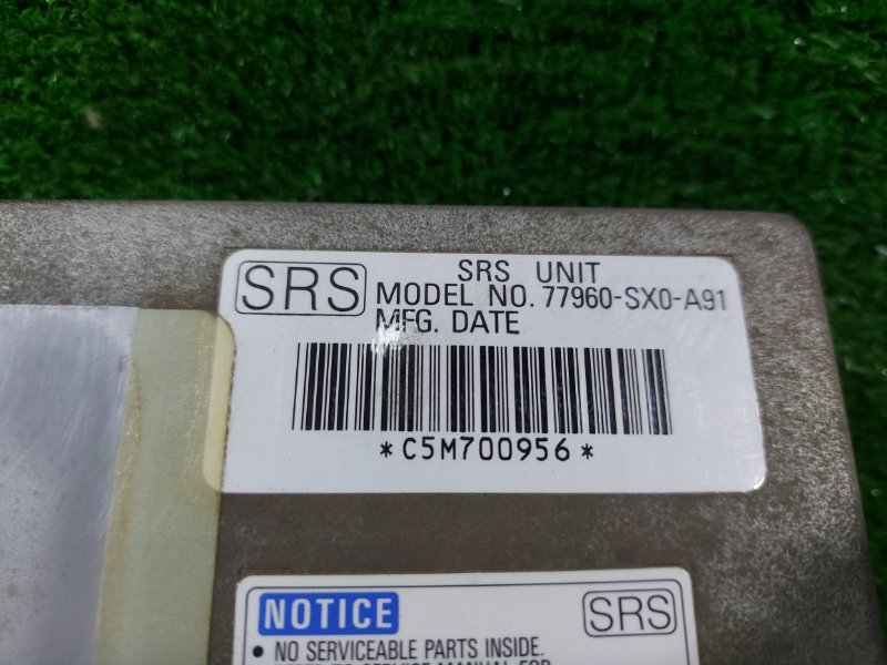 Блок управления airbag ODYSSEY 1996 RA1 F22B