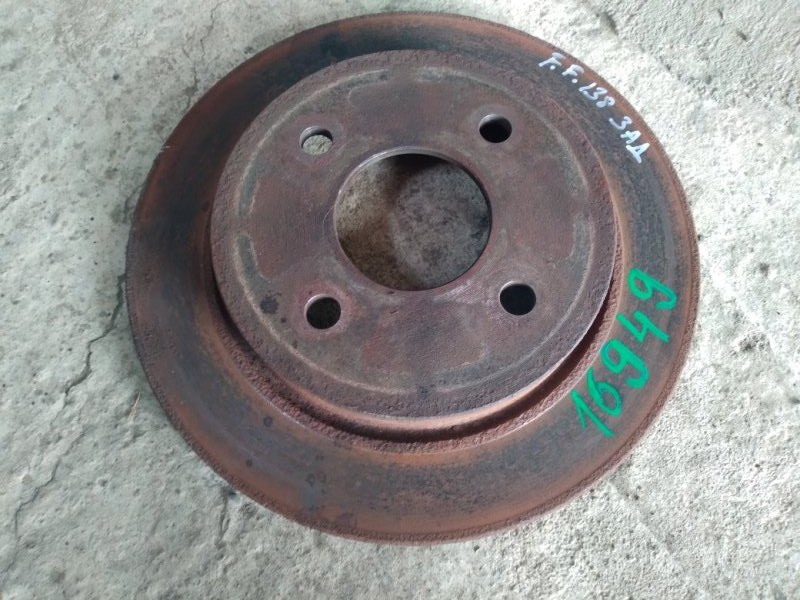 Диск тормозной задний FORD Focus 1999 DFW FYDC 1 756 882 Б/У