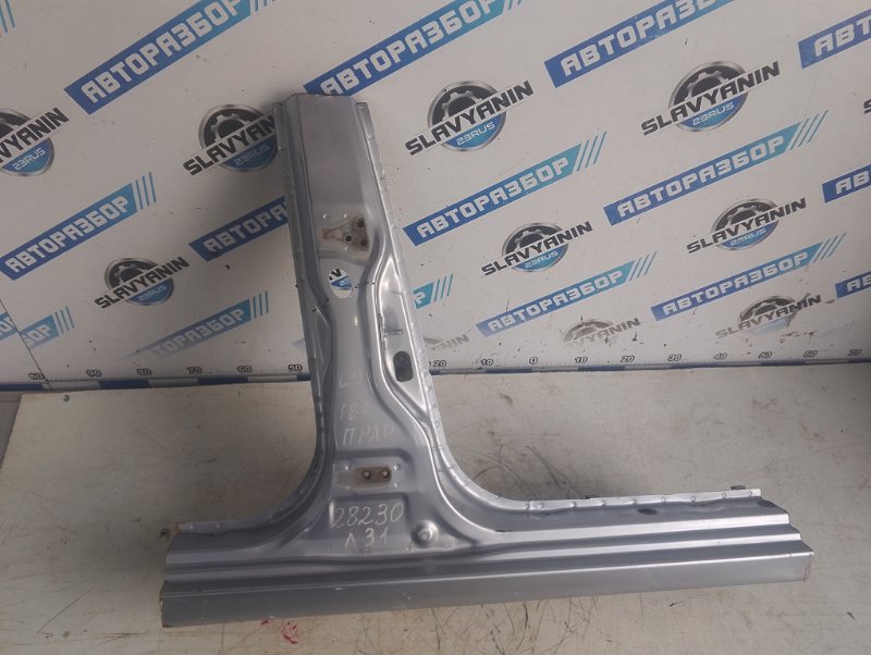 Порог кузова правый Mitsubishi Lancer 9 2006 CS3A 4g18 MR586892 Б/У