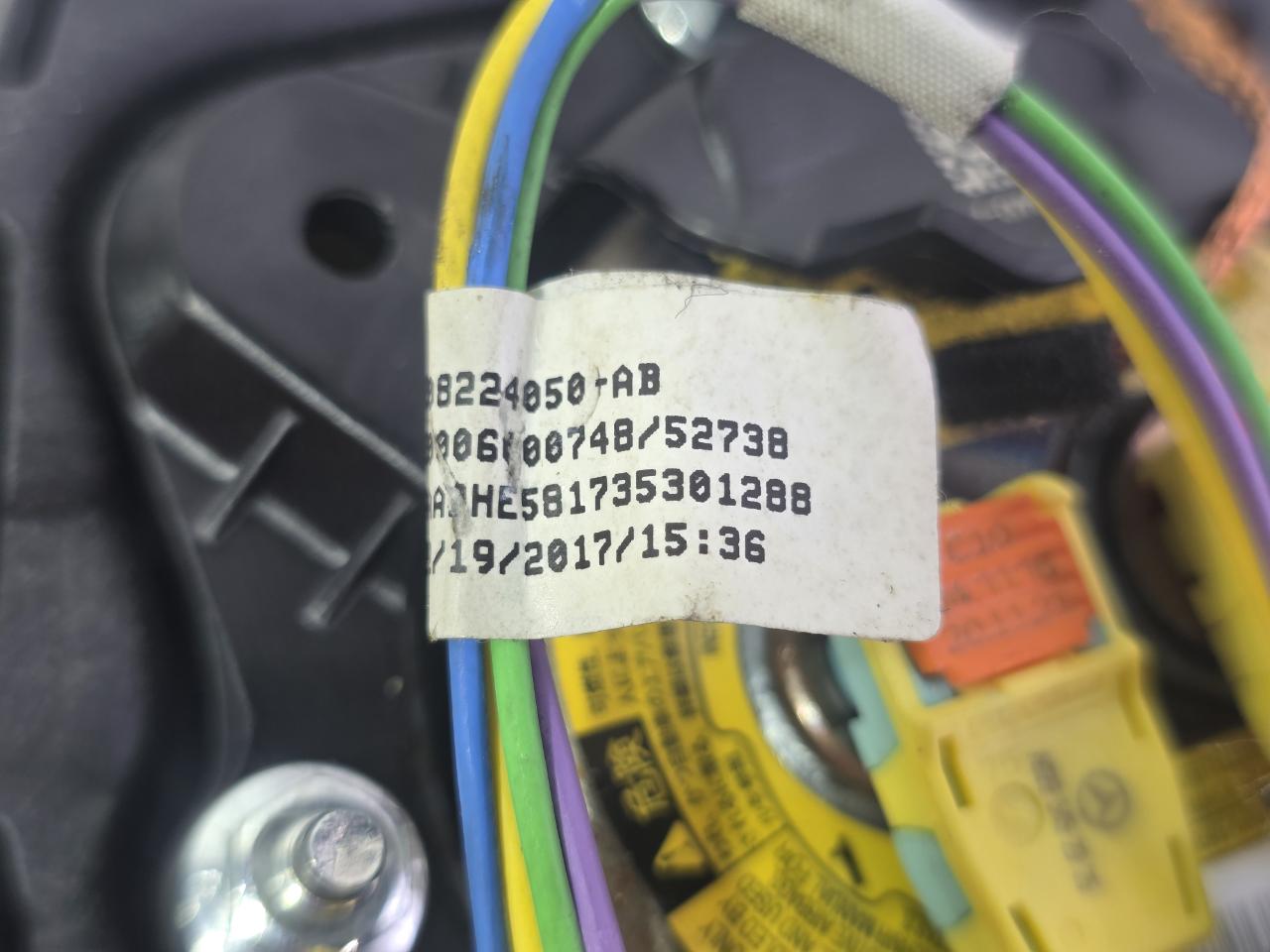 Подушка безопасности в руль QX30 2018 H15 2.0 20PET