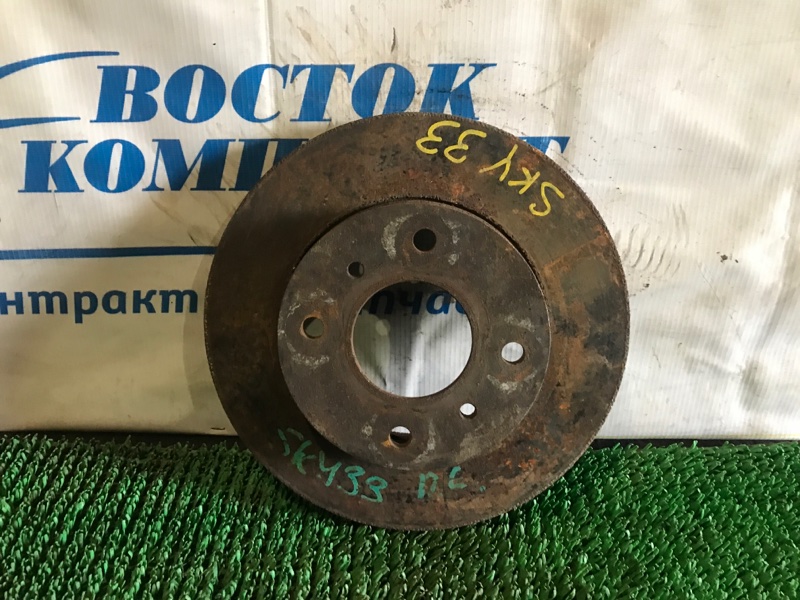 Диск тормозной Nissan Skyline ER33 RB20DE перед