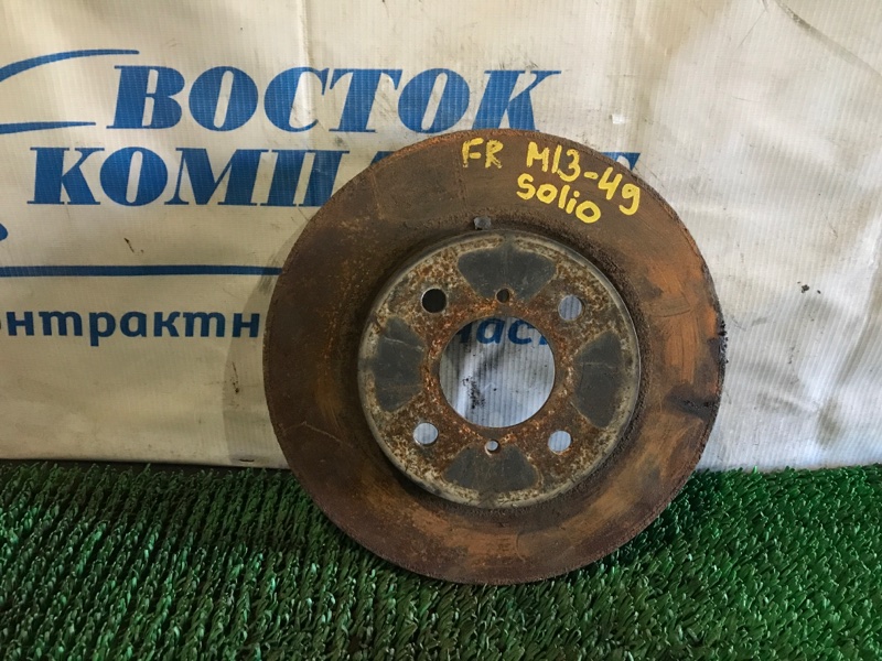 Диск тормозной Suzuki Solio MA15S K12B перед