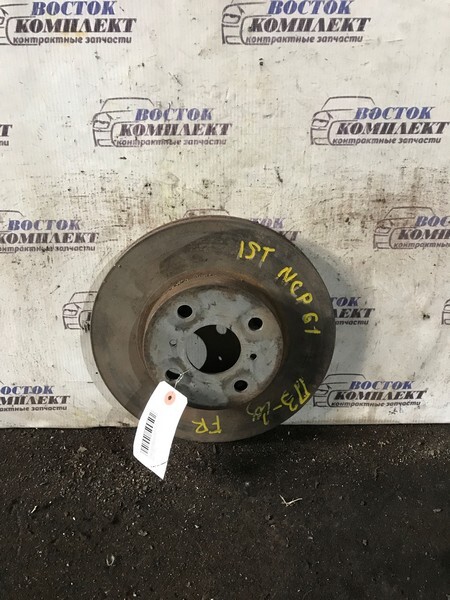 Диск тормозной Toyota Ist NCP61 1NZ перед прав