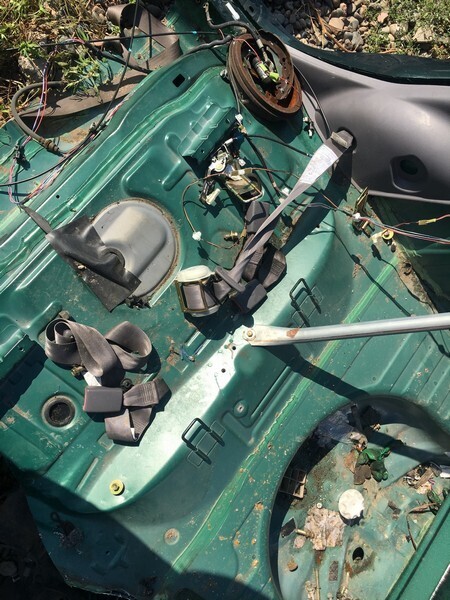 Ремень безопасности Toyota Platz SCP11 зад