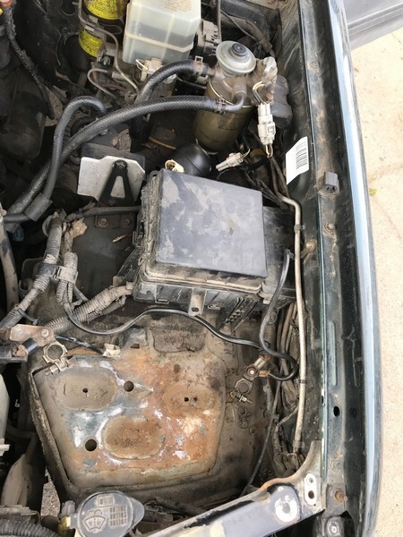 Лонжерон Toyota Land Cruiser HDJ100L 1HD-FTE лев