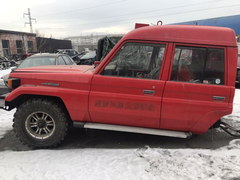 Дверь боковая Toyota Land Cruiser HZJ75 1HZ перед лев