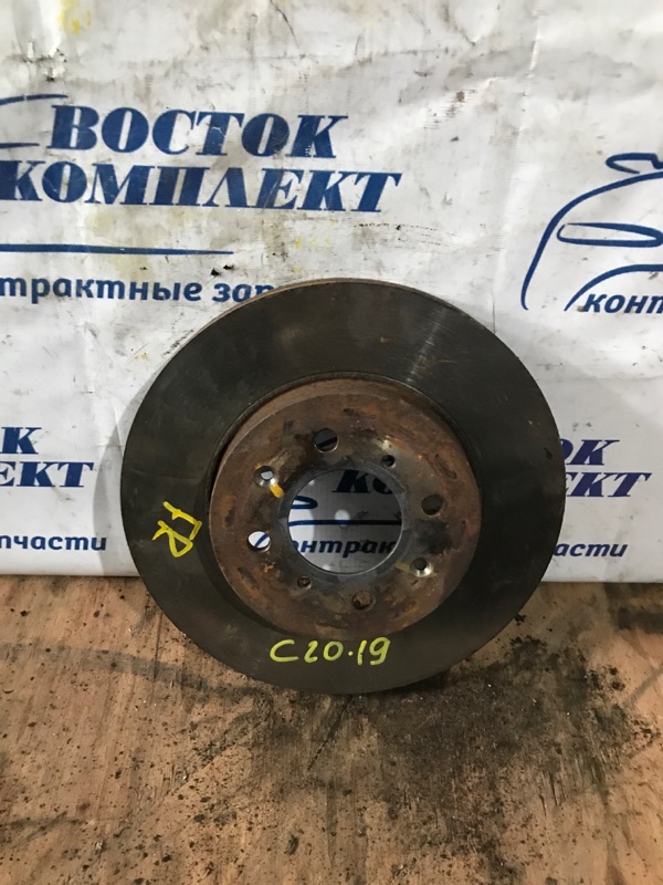 Диск тормозной Honda Fit 2010 GE8 L15A перед прав