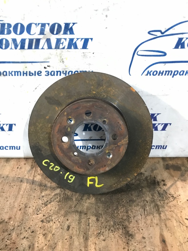 Диск тормозной Honda Fit 2010 GE8 L15A перед лев