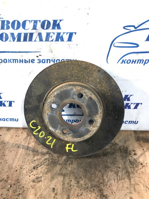 Диск тормозной Mazda Verisa 2006 DC5W ZY-VE перед лев
