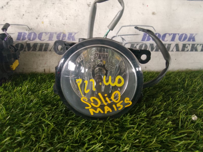 Фара противотуманная Suzuki Solio MA15S K12B лев