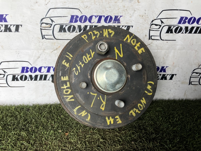Ступица Nissan Note 2009 E11 HR15DE зад лев