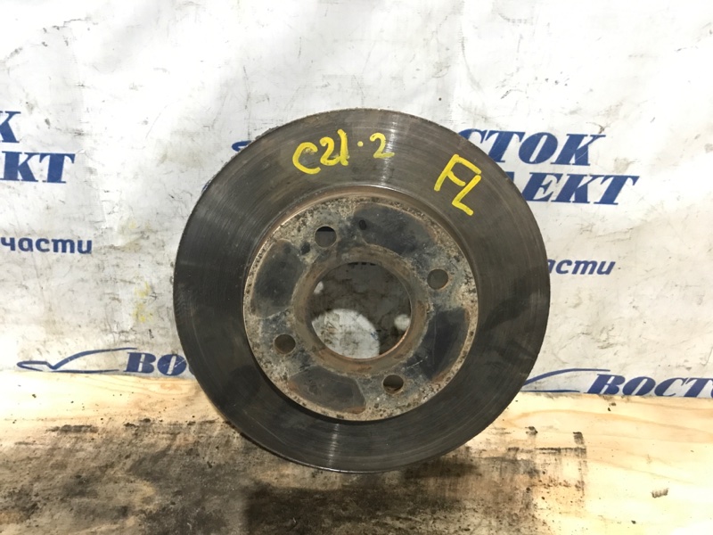 Диск тормозной Nissan March 2008 AK12 CR12DE перед лев