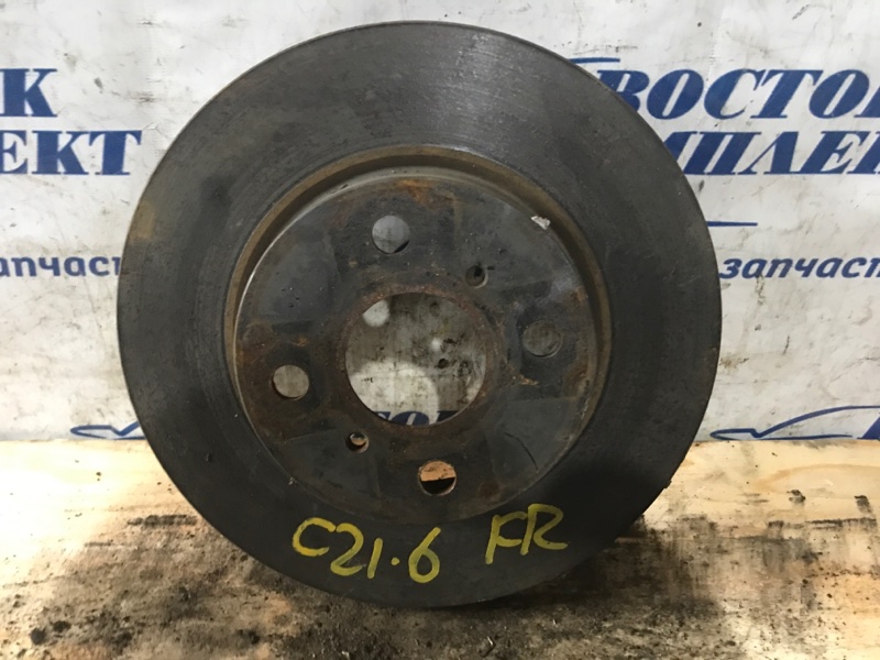 Диск тормозной Toyota IQ 2012 KGJ10 1KR-FE перед прав