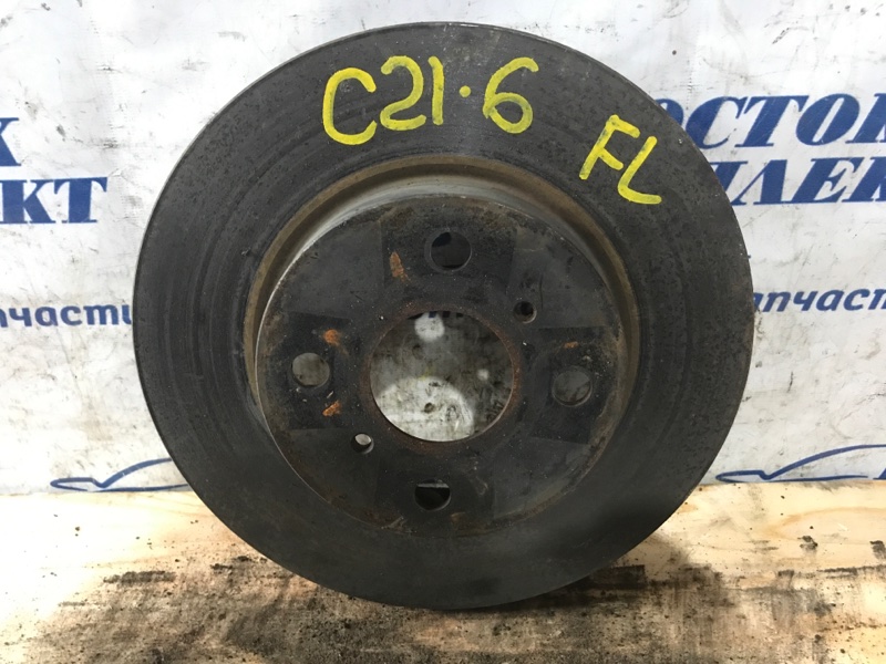 Диск тормозной Toyota IQ 2012 KGJ10 1KR-FE перед лев