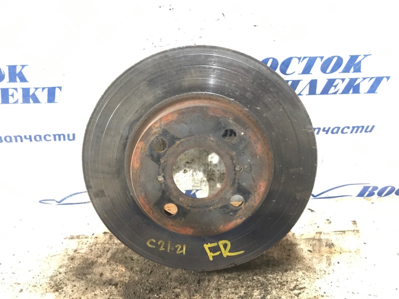 Диск тормозной Toyota Porte 2004 NNP10 2NZ-FE перед прав