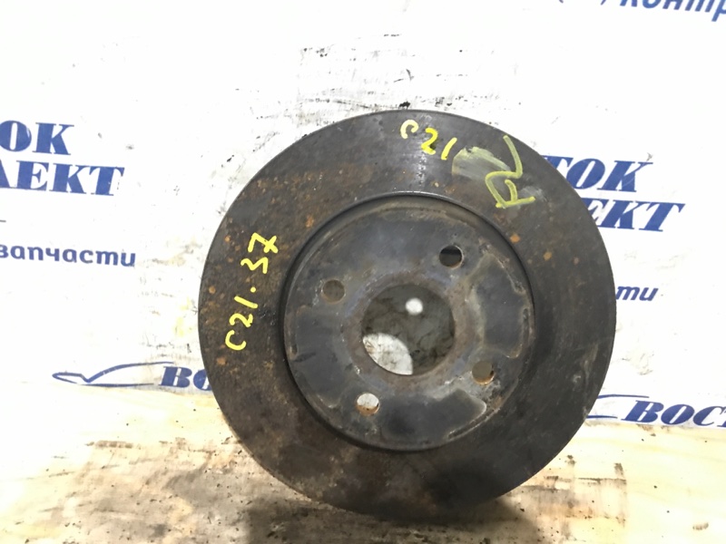 Диск тормозной Mazda Demio 2005 DY3W ZJ-VE перед прав