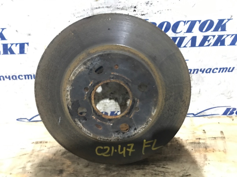 Диск тормозной Toyota Belta 2006 SCP92 2SZ-FE перед лев