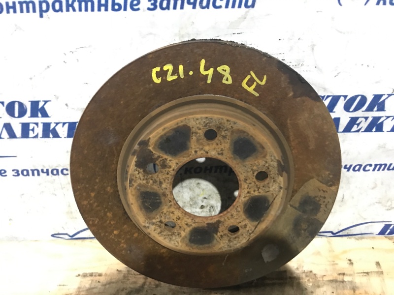 Диск тормозной Nissan Serena 2006 C25 MR20DE перед лев
