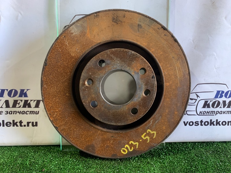 Диск тормозной Citroen C4 2008 VF7LCNFUF74861394 PSA перед