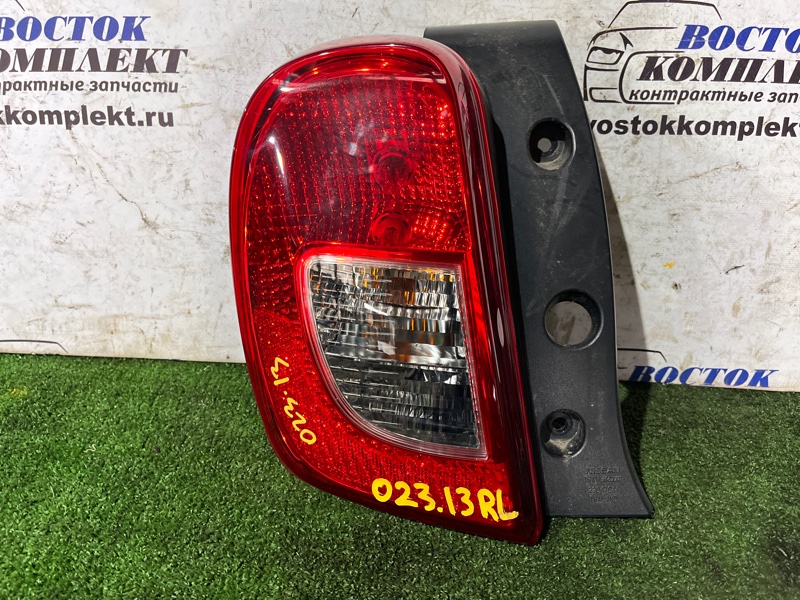 Фонарь стоп-сигнала Nissan March NK13 HR12DE зад лев