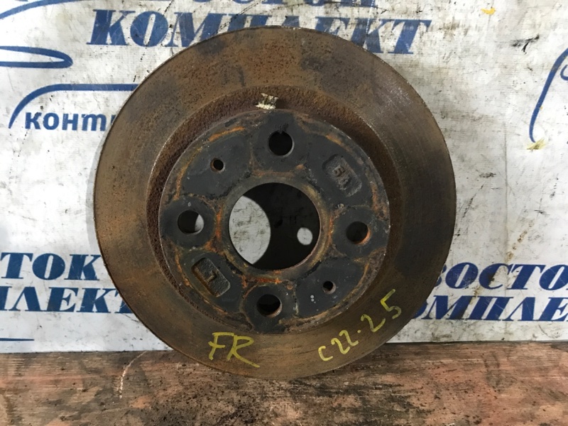 Диск тормозной Toyota Passo 2010 KGC30 1KR-FE перед прав