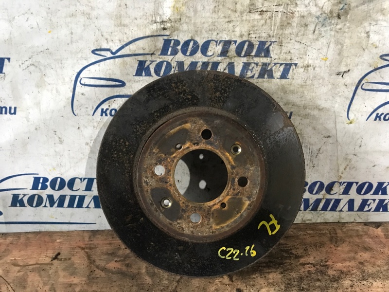 Диск тормозной Honda Mobilio Spike 2004 GK2 L15A перед лев