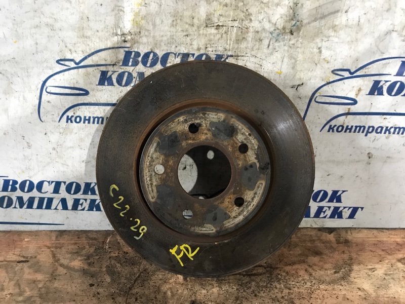 Диск тормозной Nissan Serena 2010 C25 MR20DE перед прав