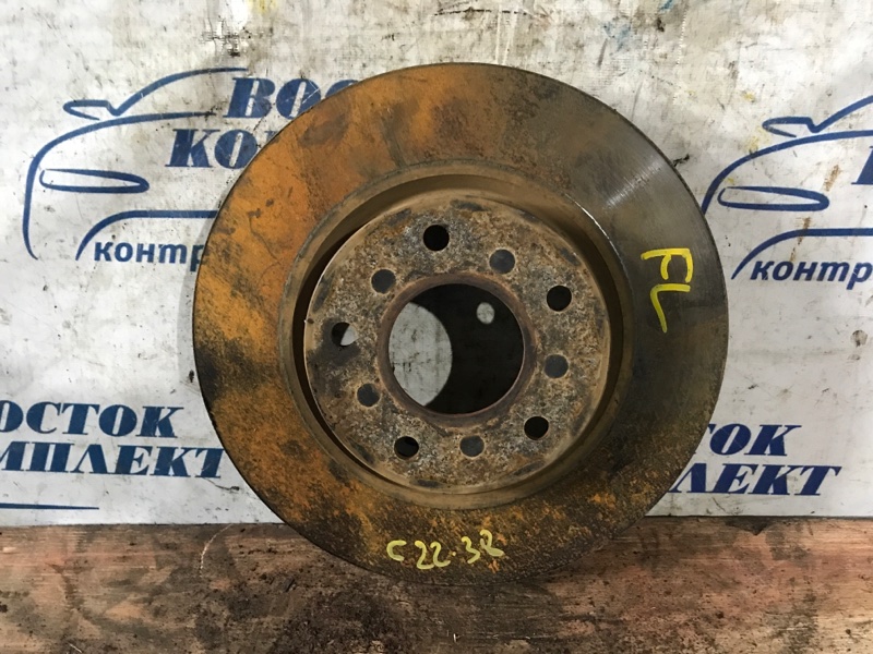 Диск тормозной Nissan Lafesta 2005 B30 MR20DE перед лев