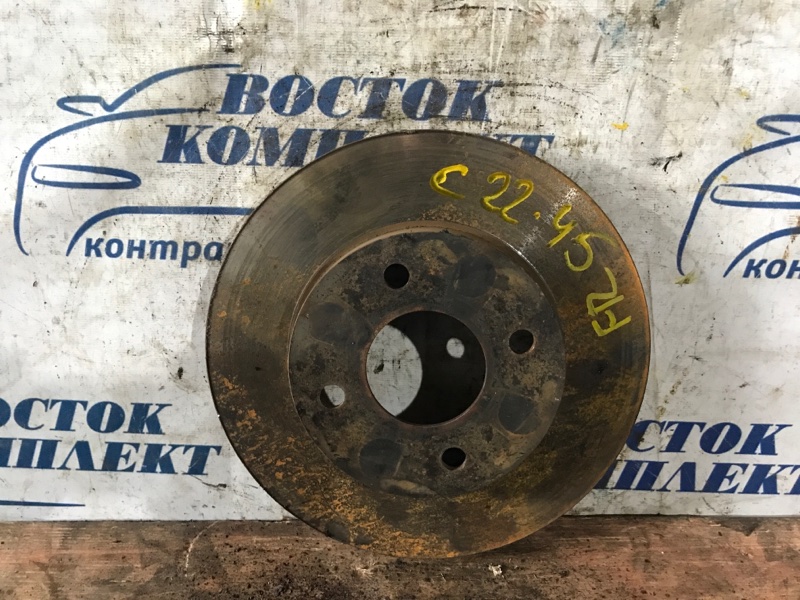 Диск тормозной Nissan Cube 2004 BZ11 CR14DE перед прав