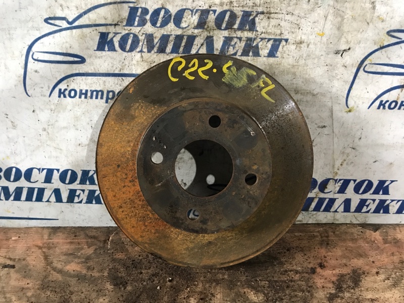 Диск тормозной Nissan Cube 2004 BZ11 CR14DE перед лев