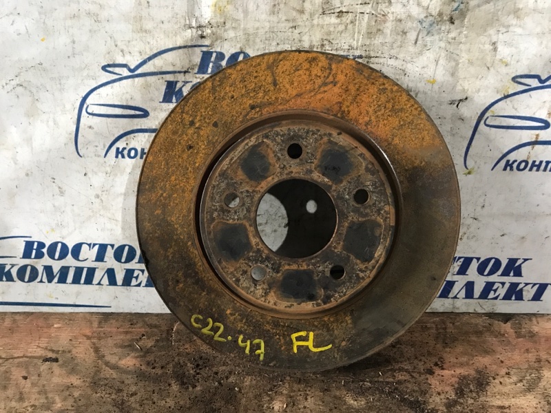 Диск тормозной Nissan Serena 2008 C25 MR20DE перед лев