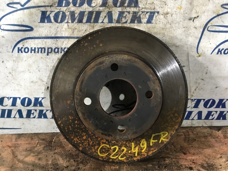 Диск тормозной Nissan March 2012 K13 HR12DE перед прав