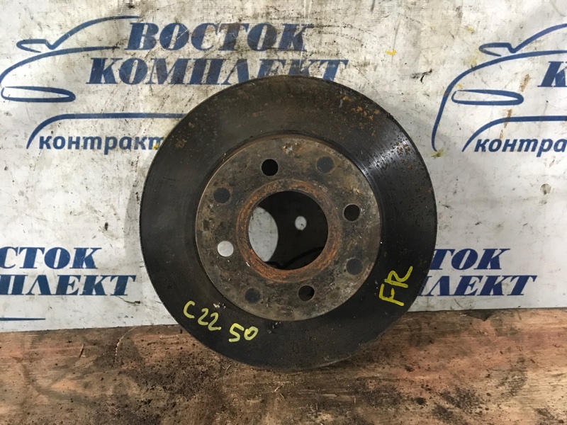 Диск тормозной Nissan March 2002 BK12 CR14DE перед прав