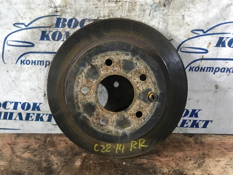 Диск тормозной Nissan Serena 2006 CC25 MR20DE зад прав