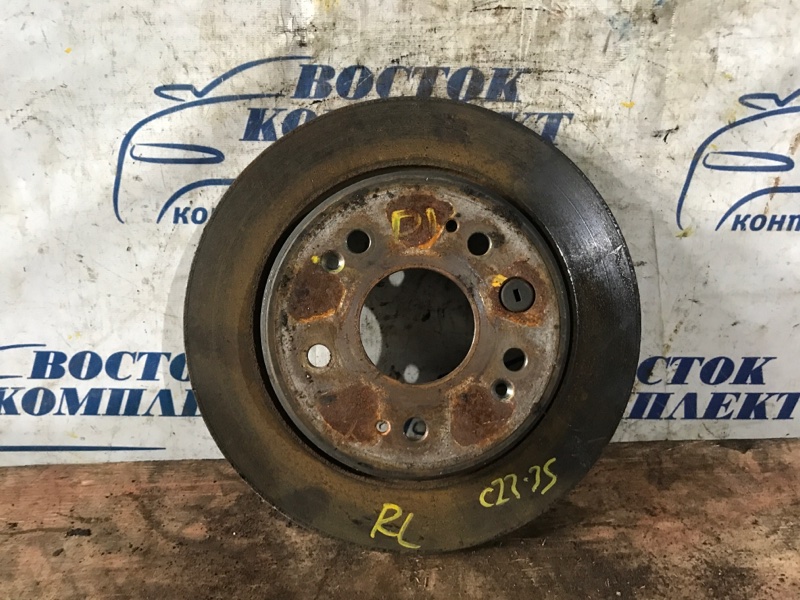 Диск тормозной Honda Edix 2008 BE3 K20A зад лев