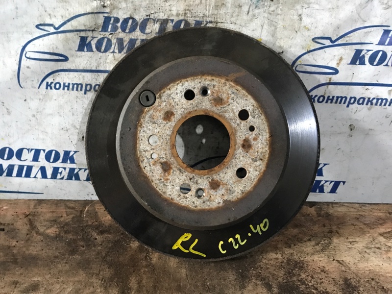 Диск тормозной Honda Odyssey 2004 RB1 K24A зад лев