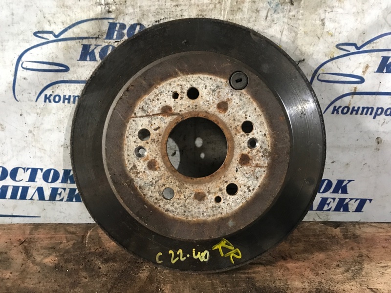 Диск тормозной Honda Odyssey 2004 RB1 K24A зад прав