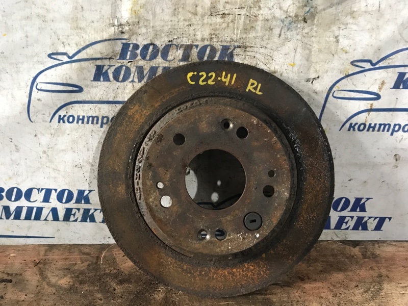 Диск тормозной Honda Odyssey 2003 RA7 F23A зад лев