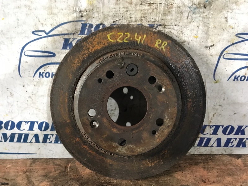 Диск тормозной Honda Odyssey 2003 RA7 F23A зад прав