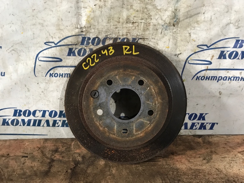 Диск тормозной Nissan Serena 2007 C25 MR20DE зад лев